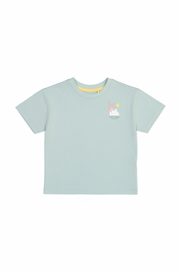 Boy's 100% Cotton Printed Short Sleeve T-shirt