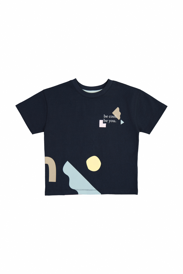 Boy's 100% Cotton Printed Short Sleeve T-shirt