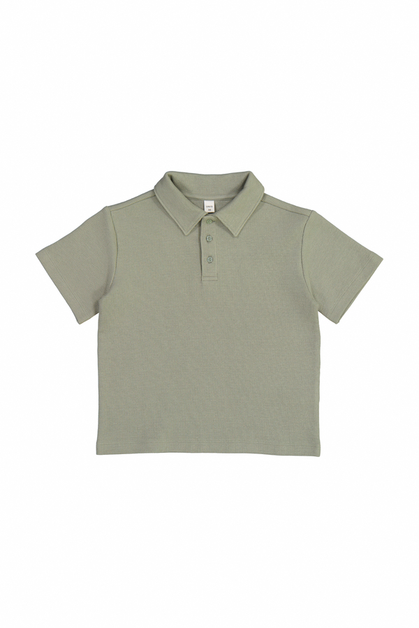 Boy's Waffle Polo