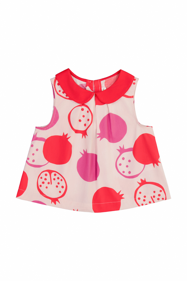 Girl's Collar Top