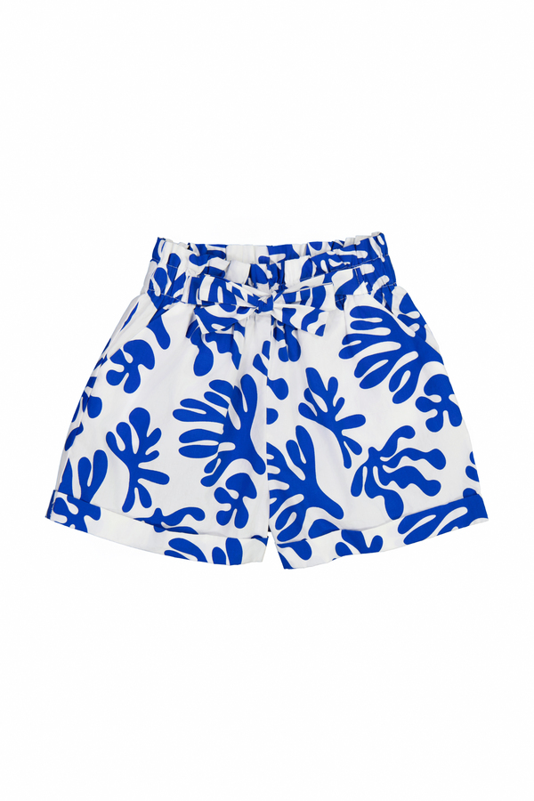 Girl's Printed Poplin Shorts
