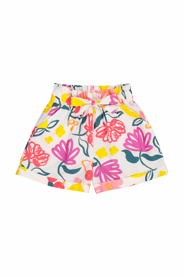 Girl's Printed Poplin Shorts