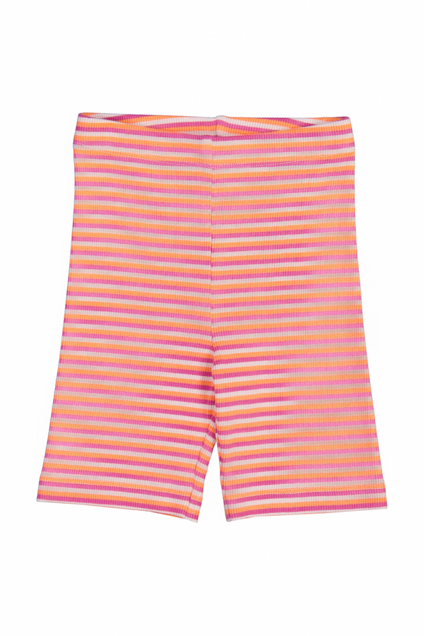 Girl's Printed Rib Cycle Shorts
