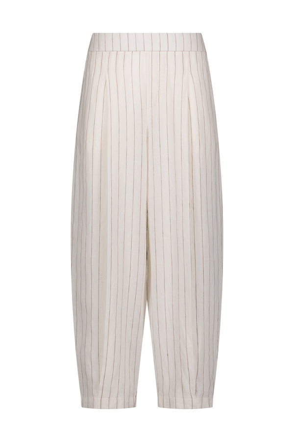 Women's 100% Linen Darted Pant