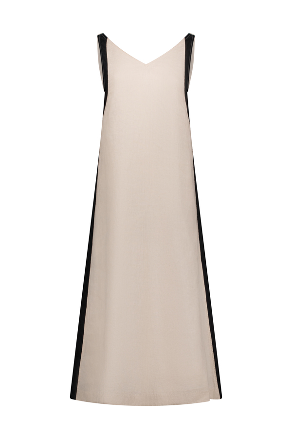 Women's 100% Linen Panel Dress