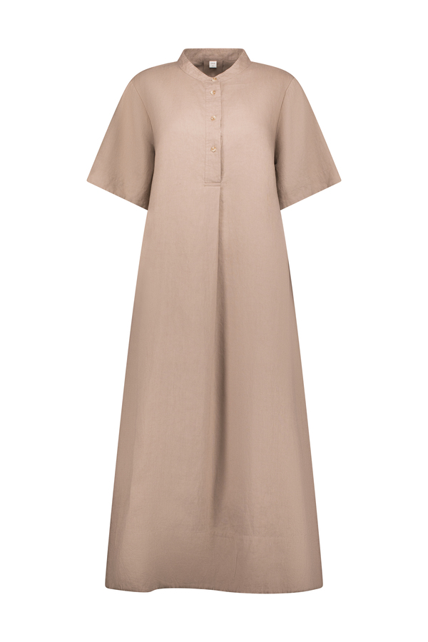 Women's 100% Linen Short Sleeve Dress