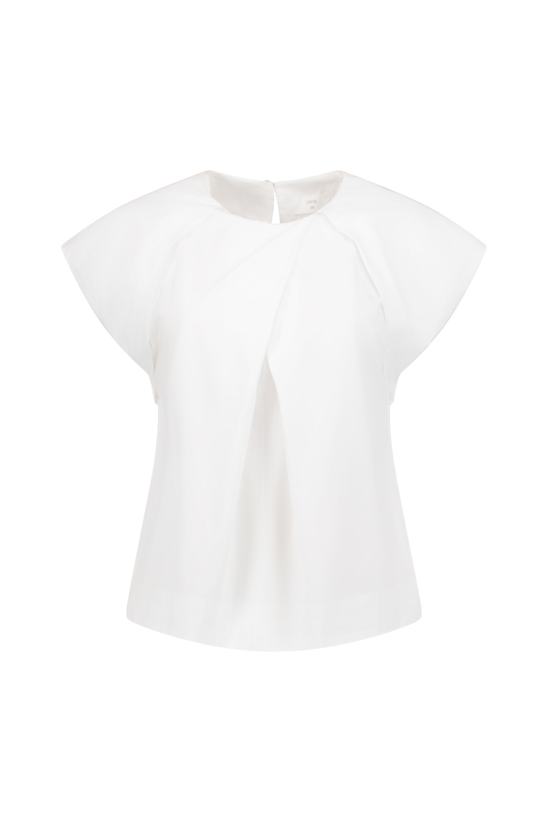 Women's Poplin Pleated Vest