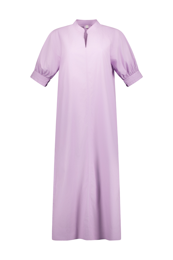 Women's Poplin Puff Sleeve Dress