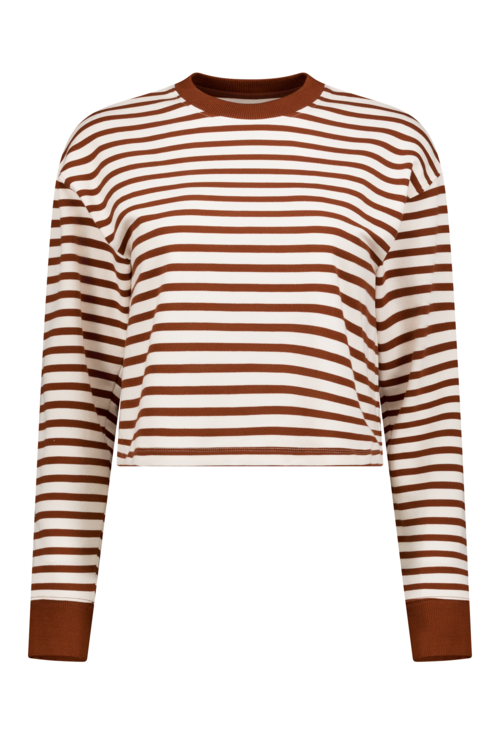 womens-modal-blend-unbrushed-fleece-sweatshirt-stripe